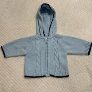 GAP Baby Blue Knit Hoodie